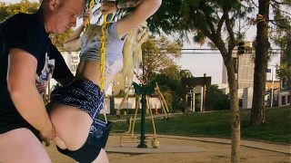 § Hazel Haze fucked on a swing