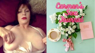 Granny Carmen’s Lady in Red Attempted DP & Creampie